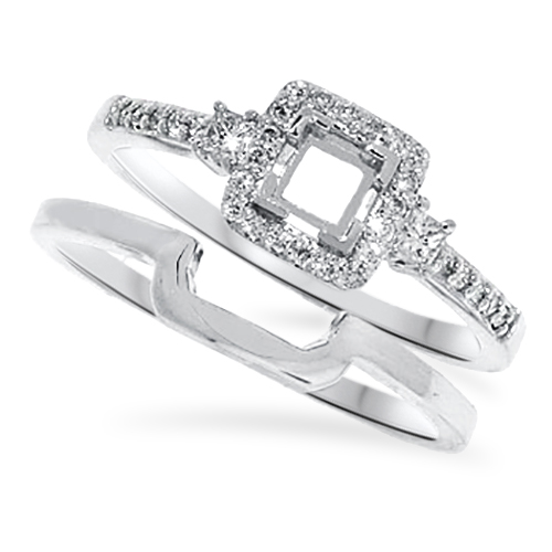 View Diamond Engagement Ring Set