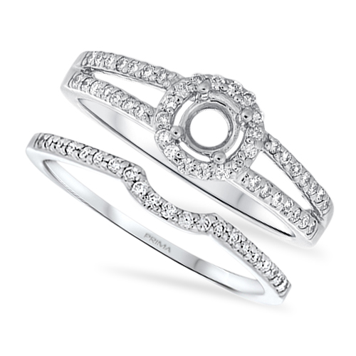 View Diamond Engagement Ring Set