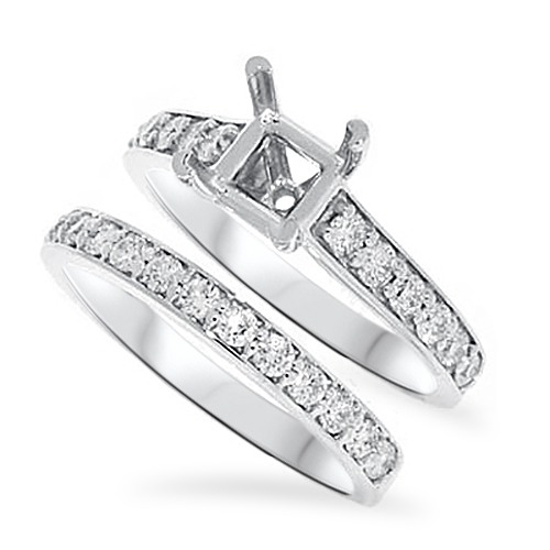 View Diamond Engagement Ring Set