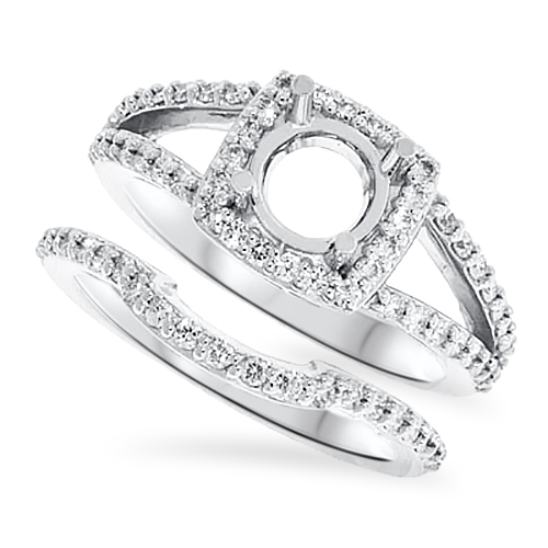 View Diamond Engagement Ring Set