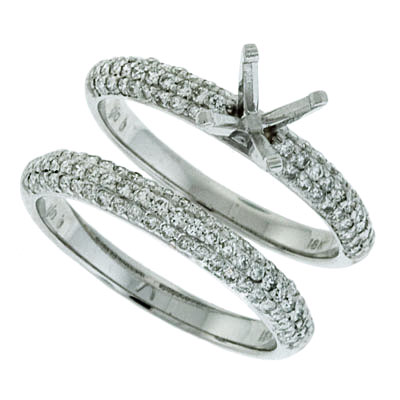 View Diamond Engagement Ring Set